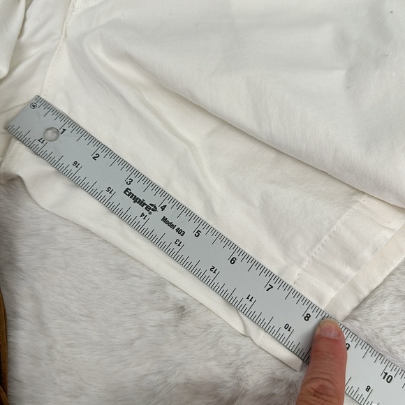 Club Room men white flat front size 34 shorts - Picture 8 of 8